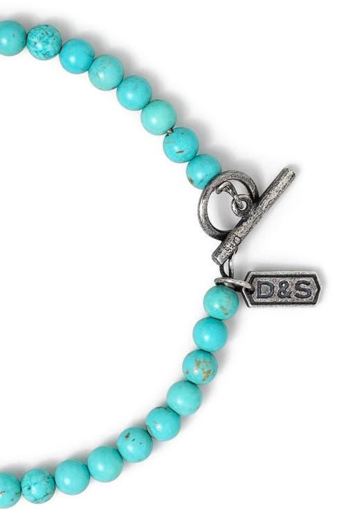 Degs & Sal Men's Beaded Bracelet in Turquoise at Nordstrom Product Image
