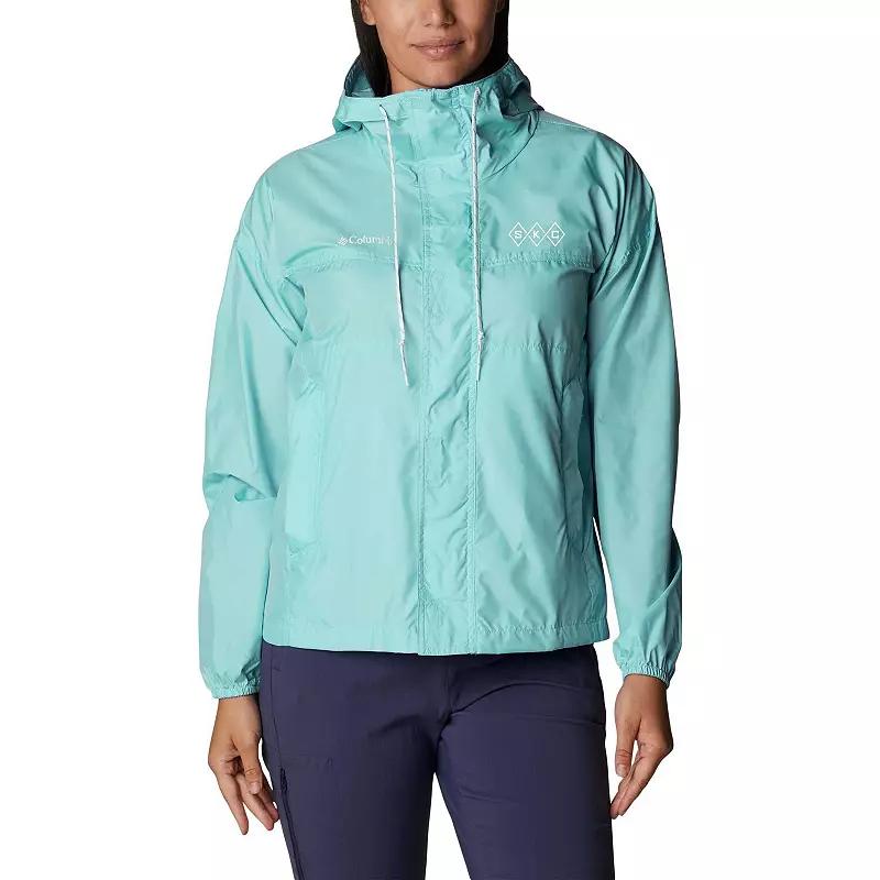 Women's Columbia Mint Philadelphia Union Flash Challenger Omni-Shade Full-Zip Windbreaker,  Product Image
