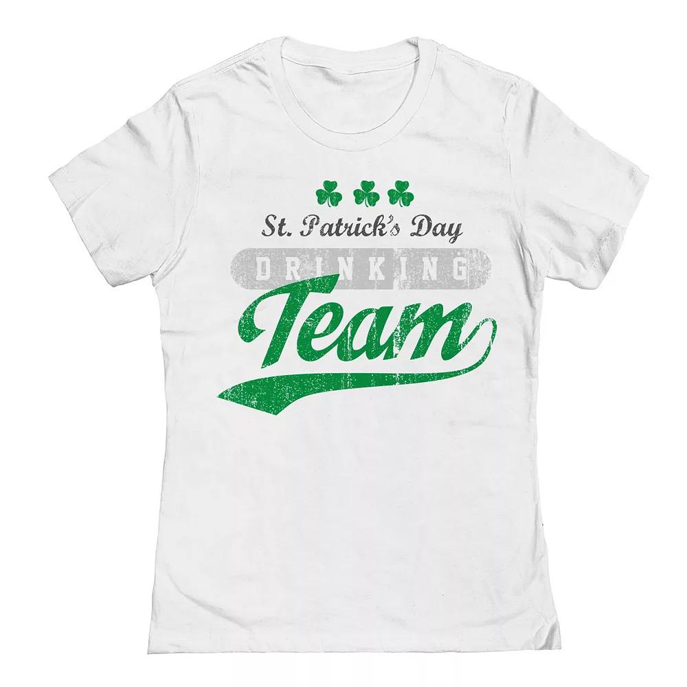 Women's Duke & Sons Drinking Team All St. Patrick's Day Graphic Tee, Girl's,  Product Image