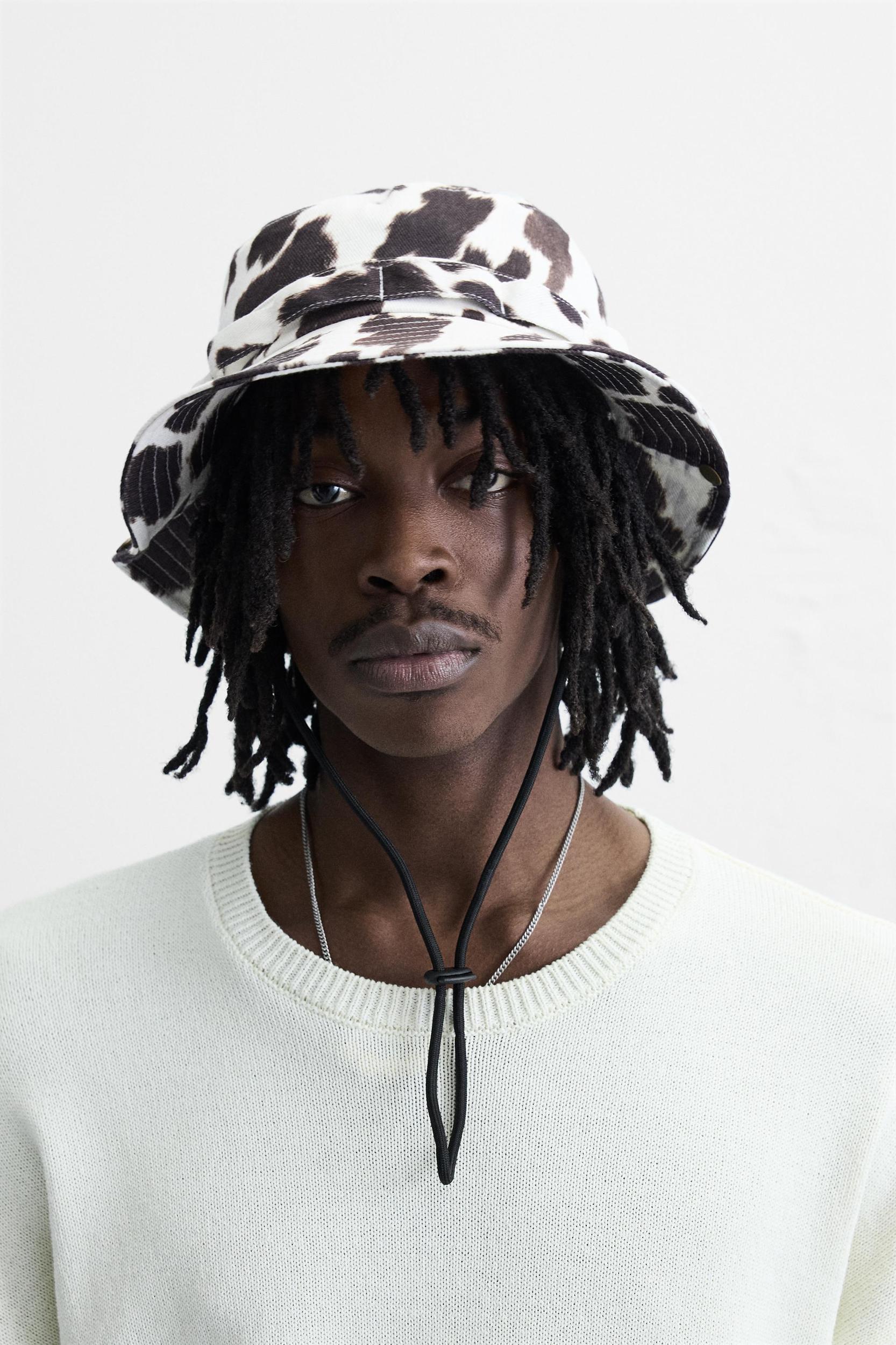ANIMAL PRINT BUCKET HAT Product Image