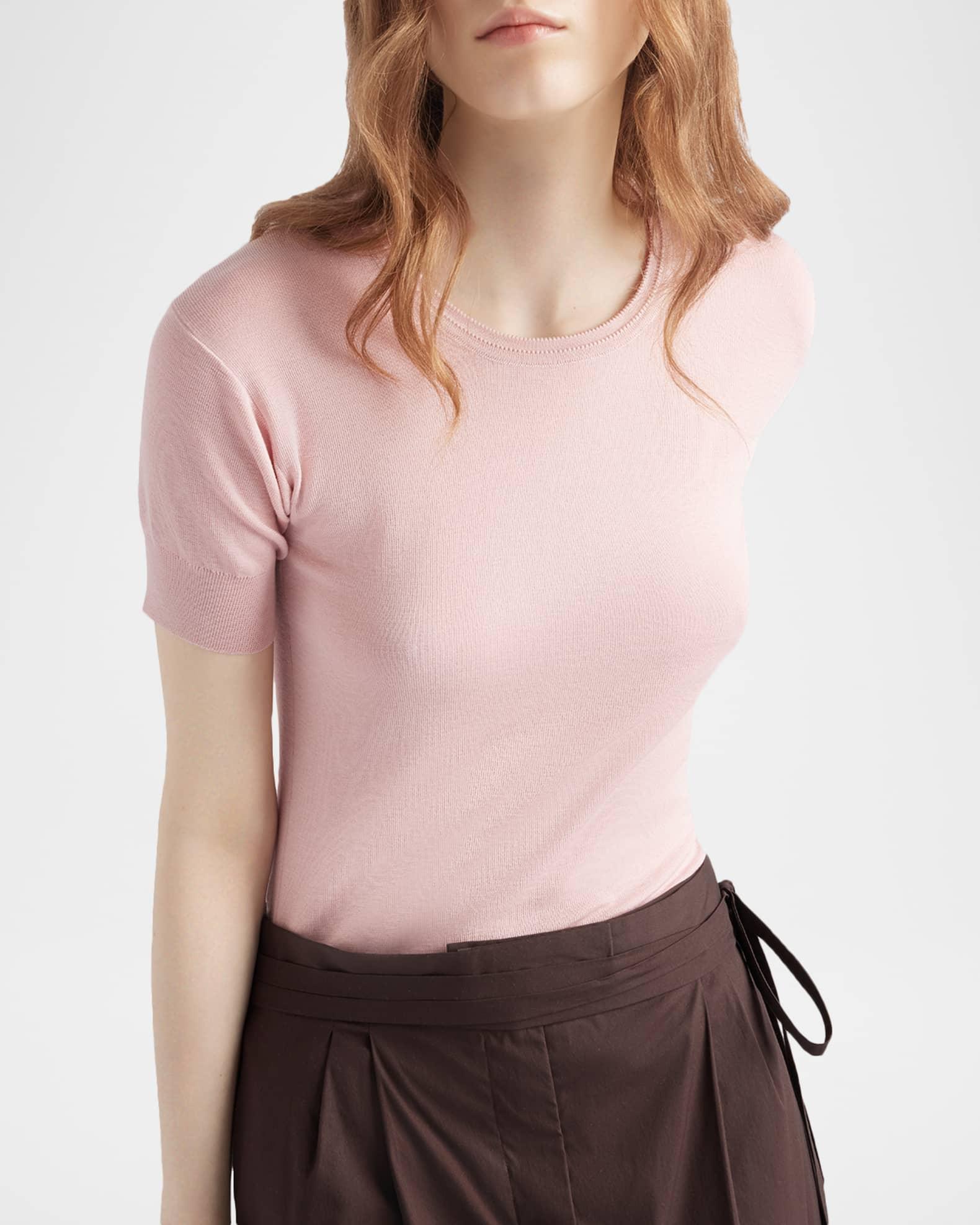 Silk and Cotton Crewneck Sweater Product Image