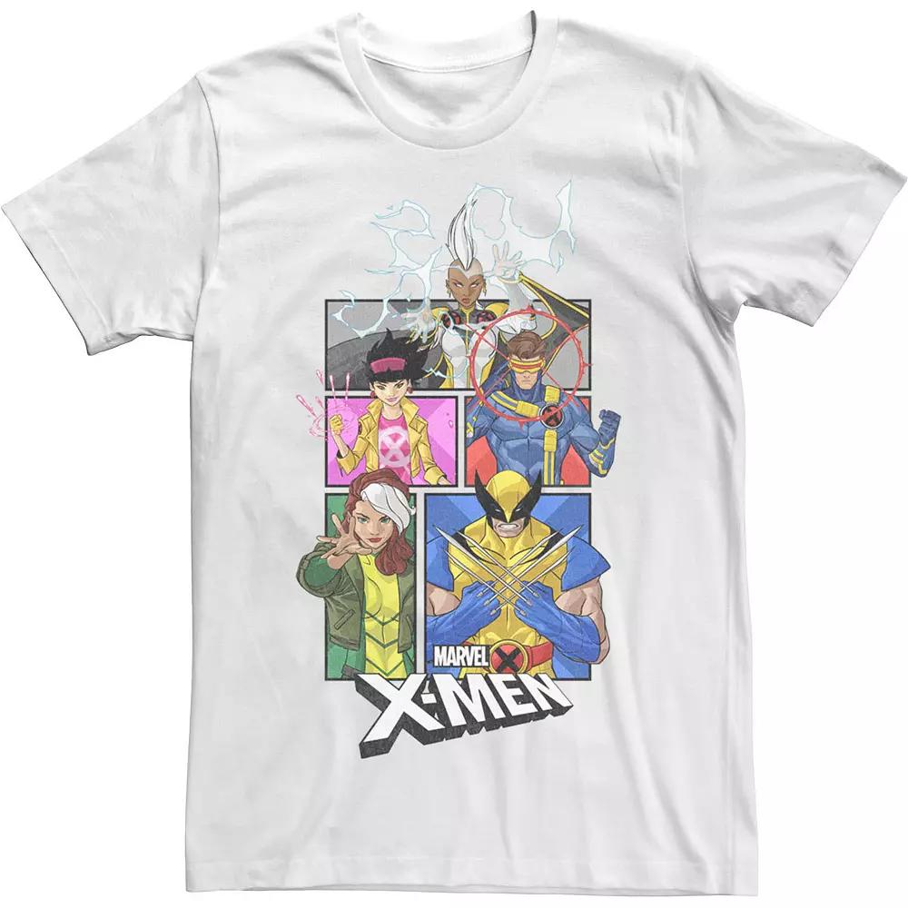 Men's Marvel X-Men Group Shot Character Comic Pane Tee,  Product Image