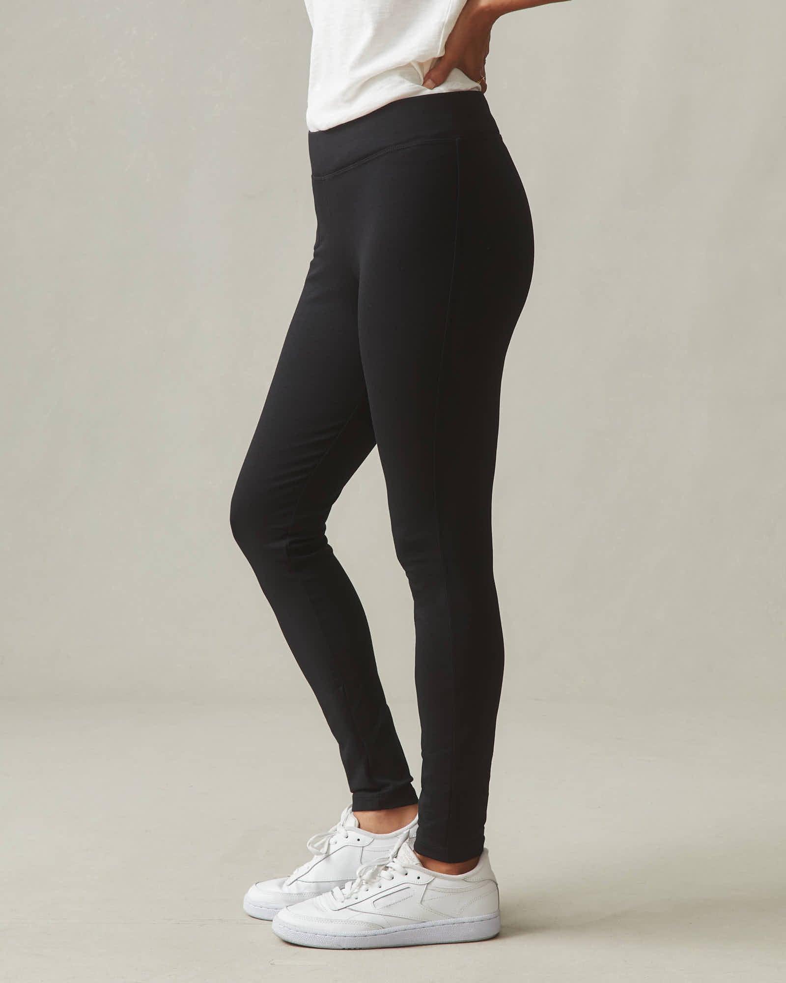 Ponte Slim Pant - Super Black Female Product Image