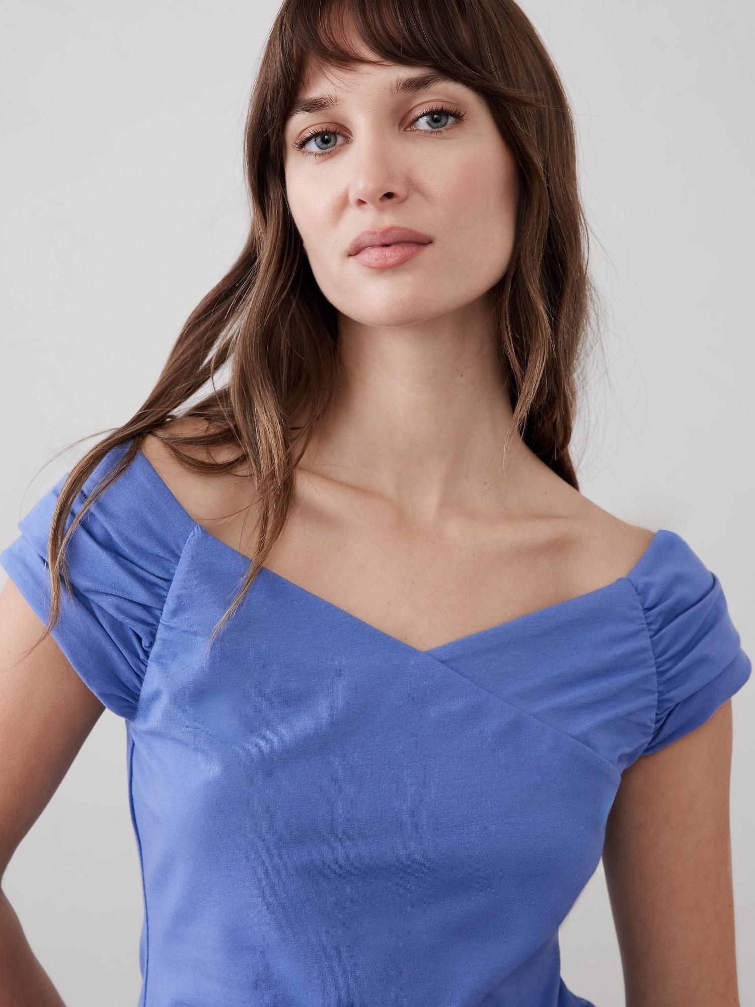 Off-Shoulder Soft Stretch Top Product Image