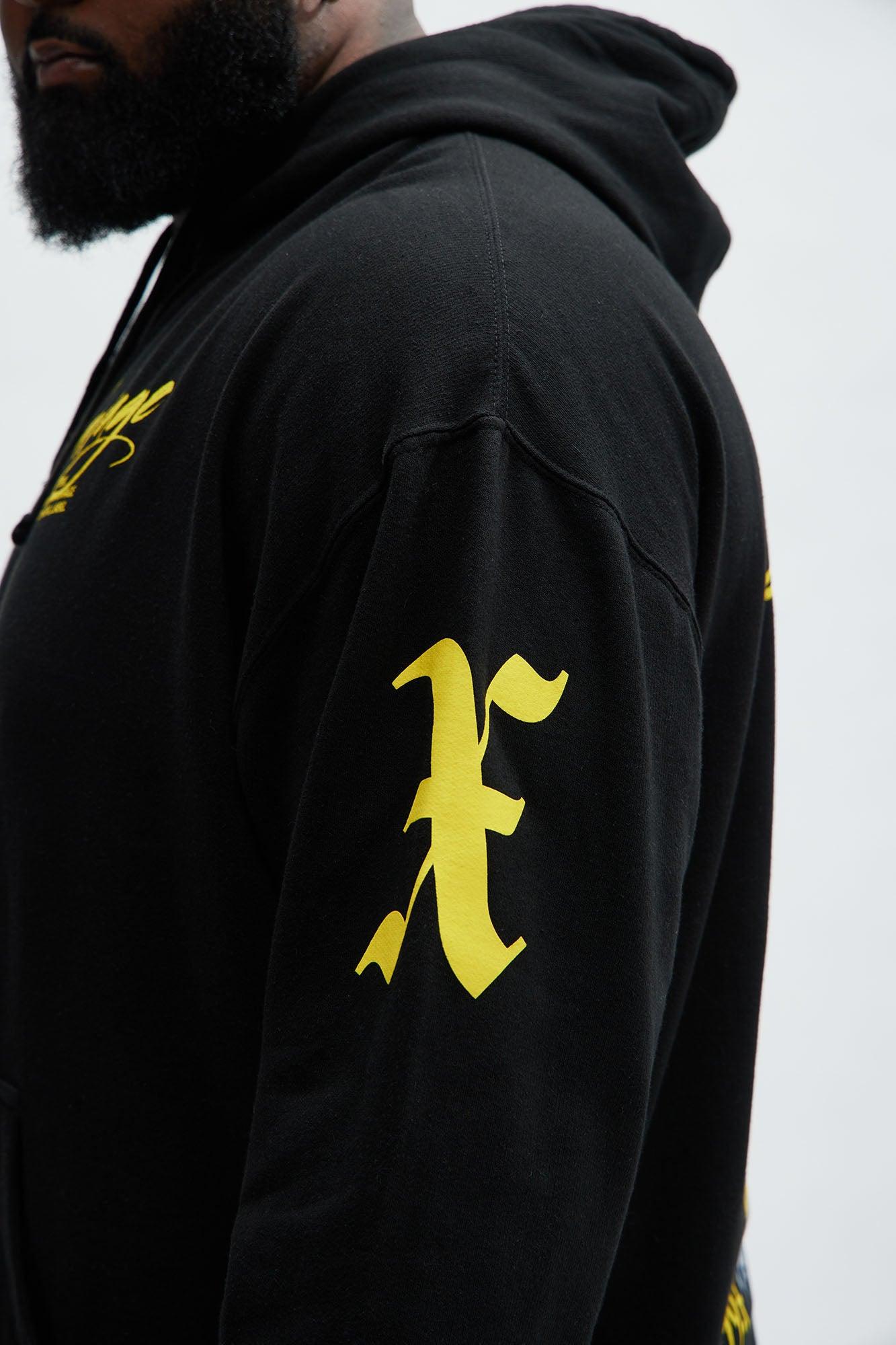 Savage Wolf Hoodie - Black Product Image