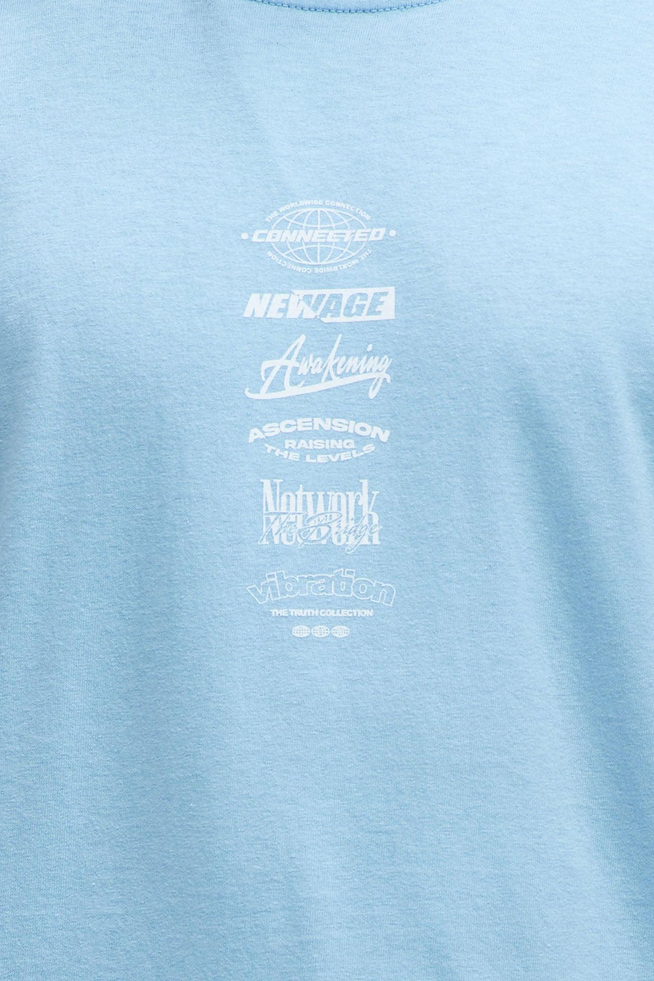 The Truth Collection Short Sleeve Tee - Light Blue Product Image