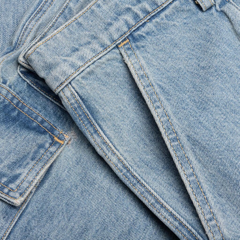 Denim Logo Cargo Pants - Light Wash Male Product Image