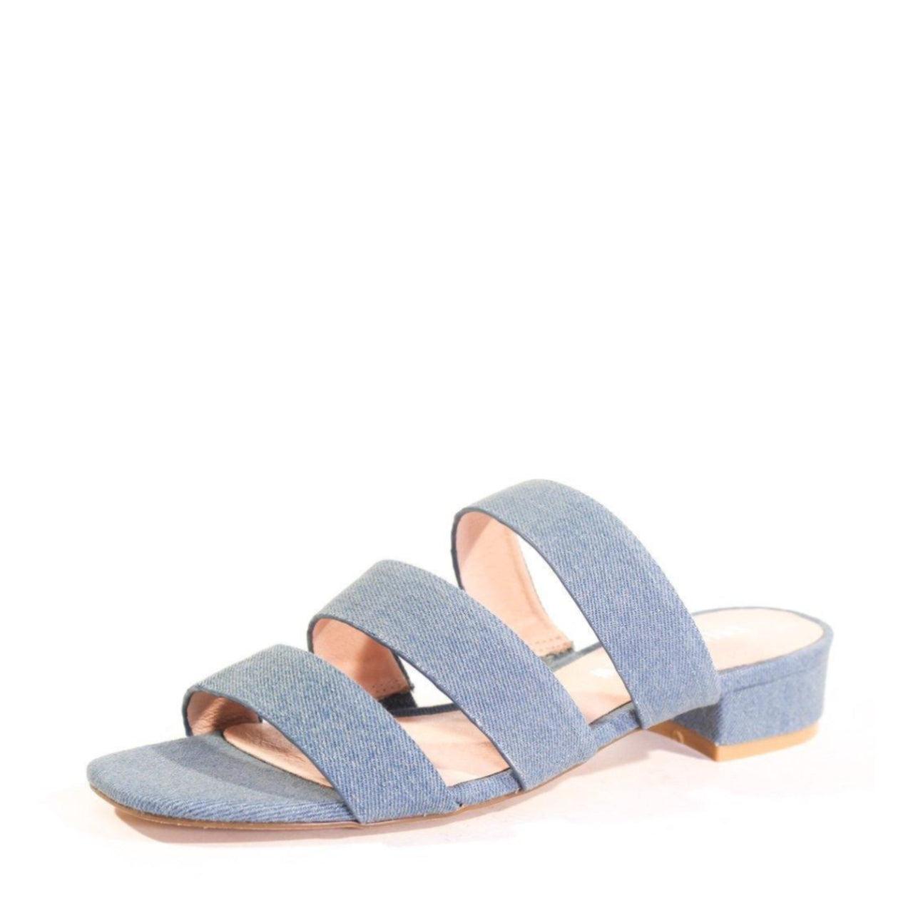 April Denim Sandal Mules Product Image