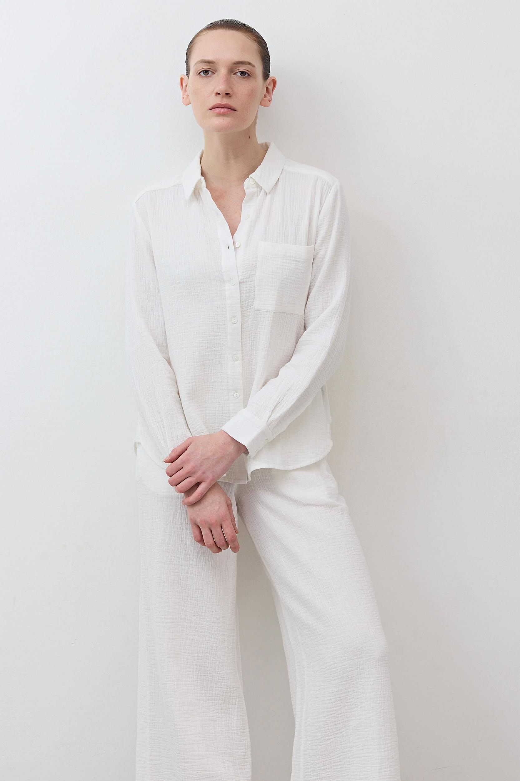 Airy Button Down Tunic Product Image