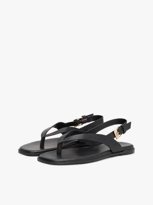 Flat Leather Slingback Sandal Product Image
