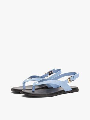 Flat Leather Slingback Sandal Product Image