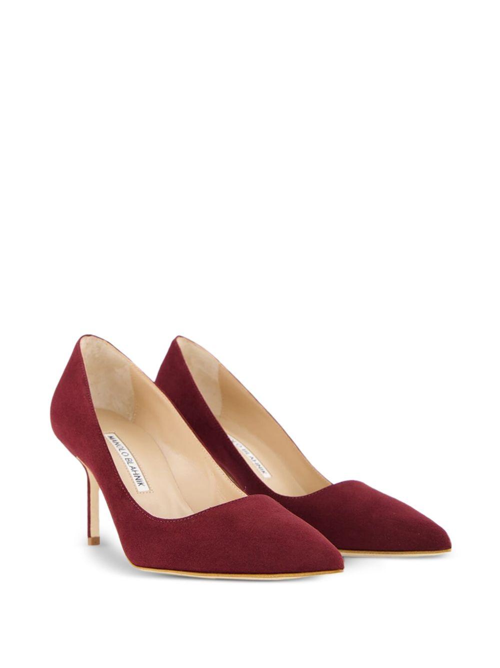 70mm BB pointed-toe suede pumps Product Image
