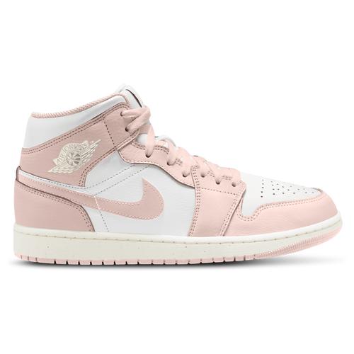 Jordan Mens Jordan AJ 1 Mid SE - Mens Basketball Shoes Purple/White/Black Product Image