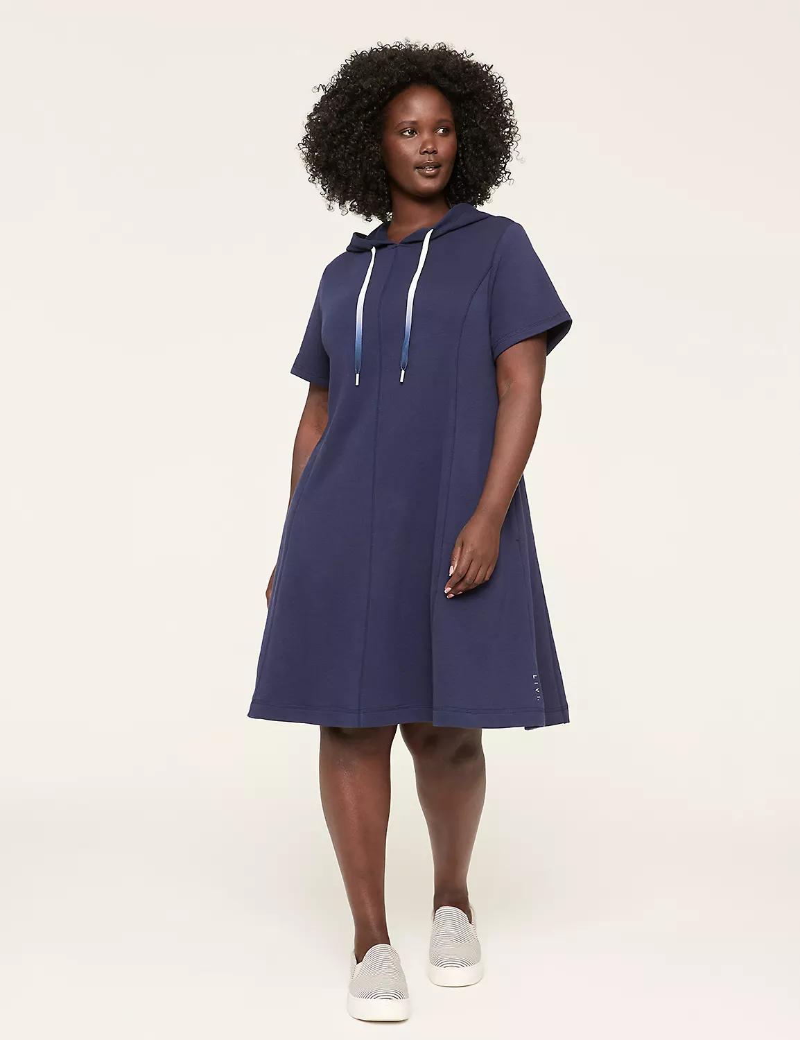 LIVI French Terry Hoodie Dress Product Image