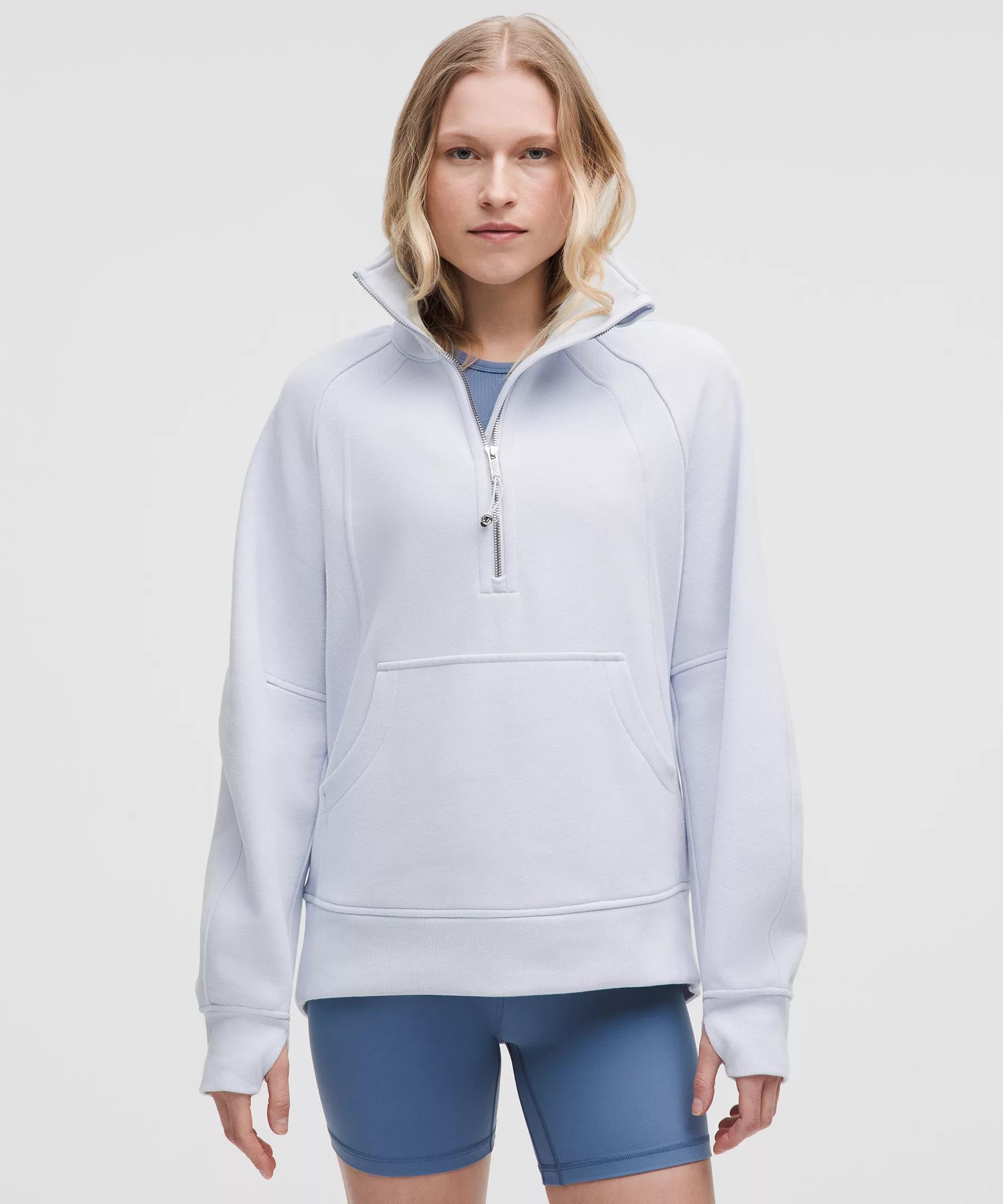Scuba Oversized Funnel-Neck Half Zip *Long Product Image