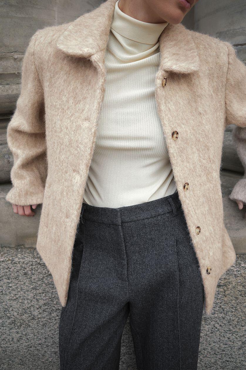 Rounded Collar Jacket Product Image