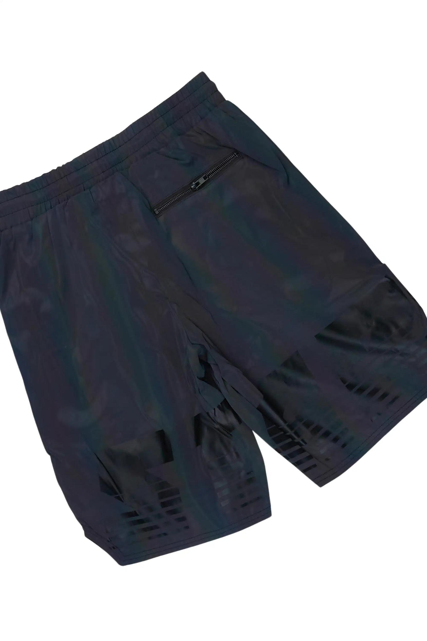 Xadrian Black T-Shirt/Short Set Male Product Image