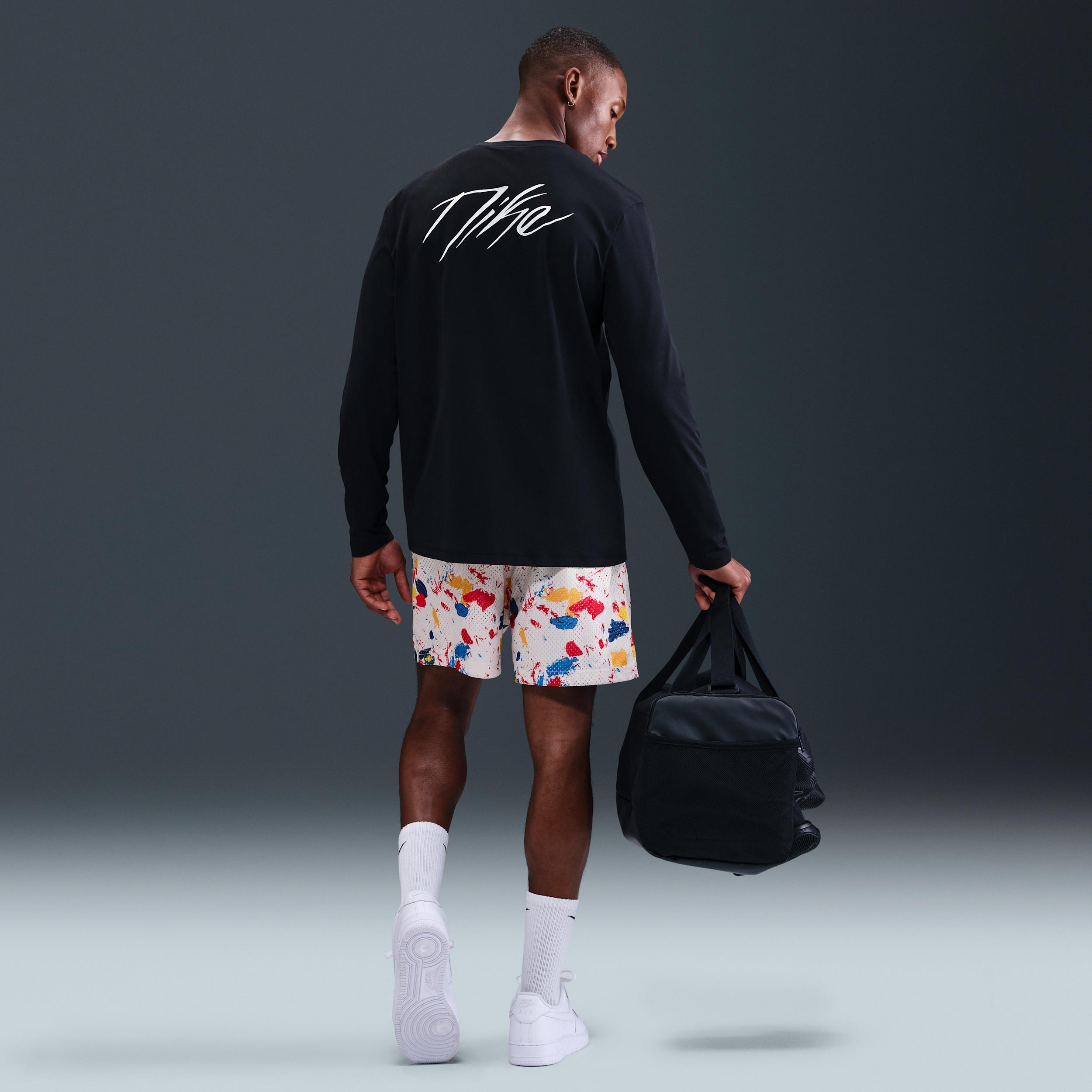 Nike Mens Dri-FIT 5 Practice Mesh Basketball Shorts | HV1882-100 Product Image