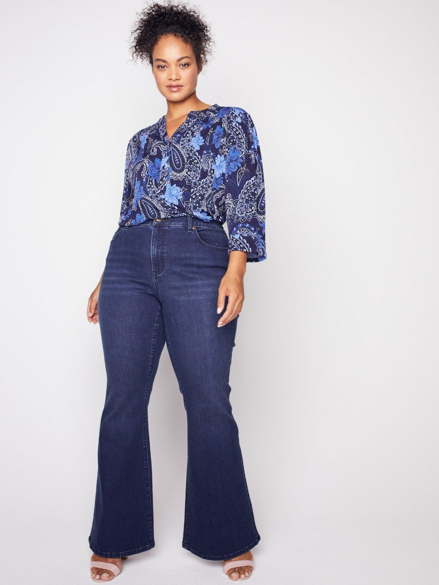Westport Signature High Rise Modern Flare Leg Jeans - Plus Product Image
