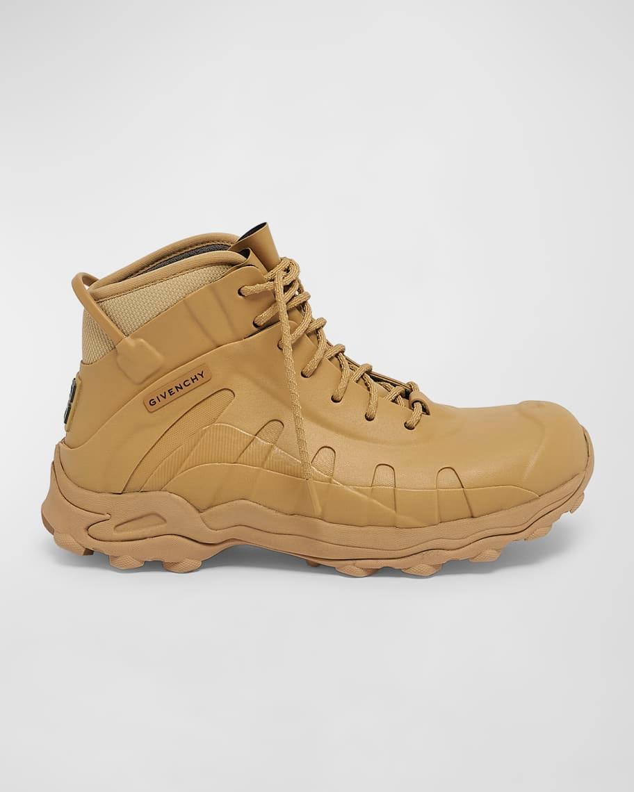 Men's High Rubber Lace-Up Boots Product Image