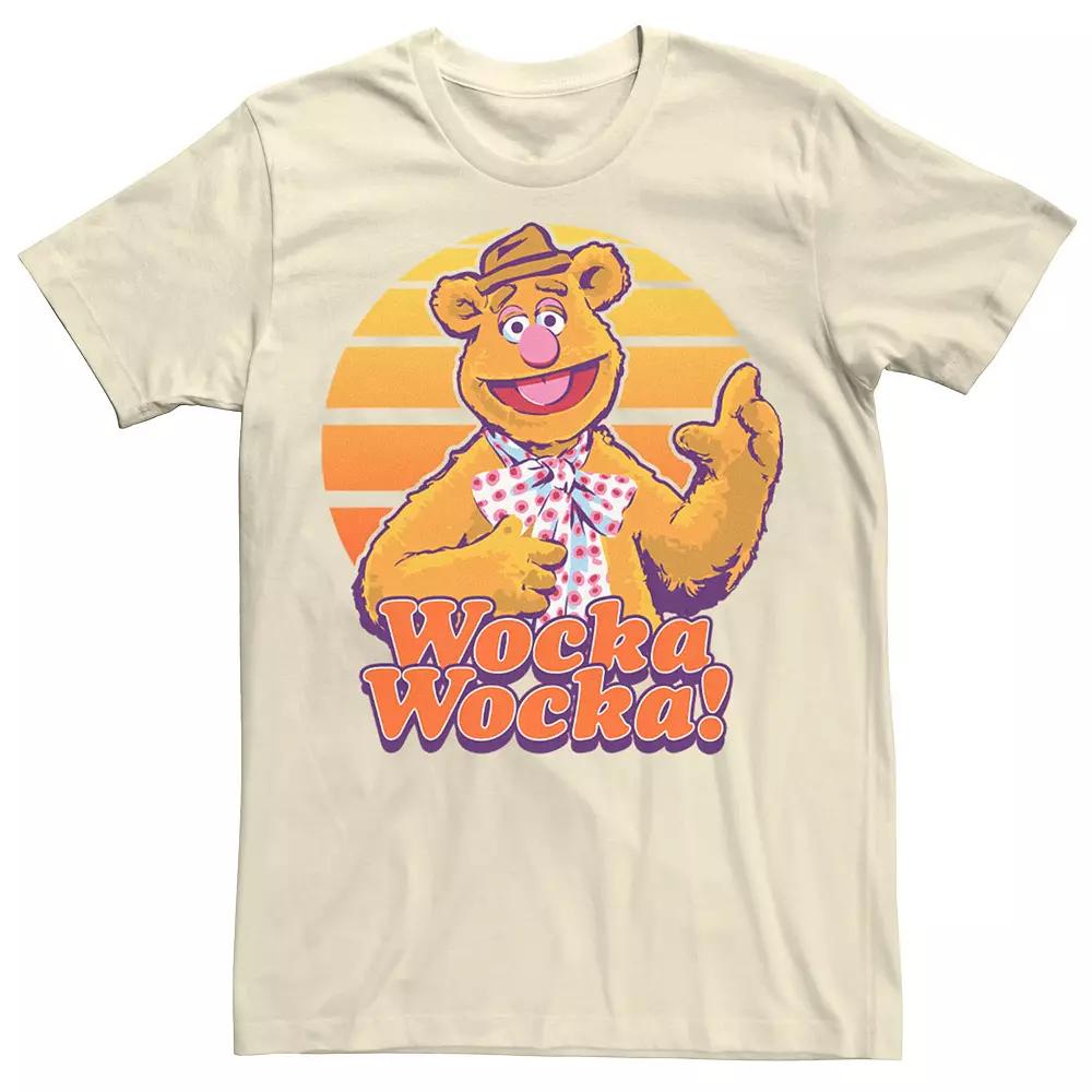 Disney's The Muppets Fozzie Bear Wocka Wocka Portrait Men's Tee,  Product Image