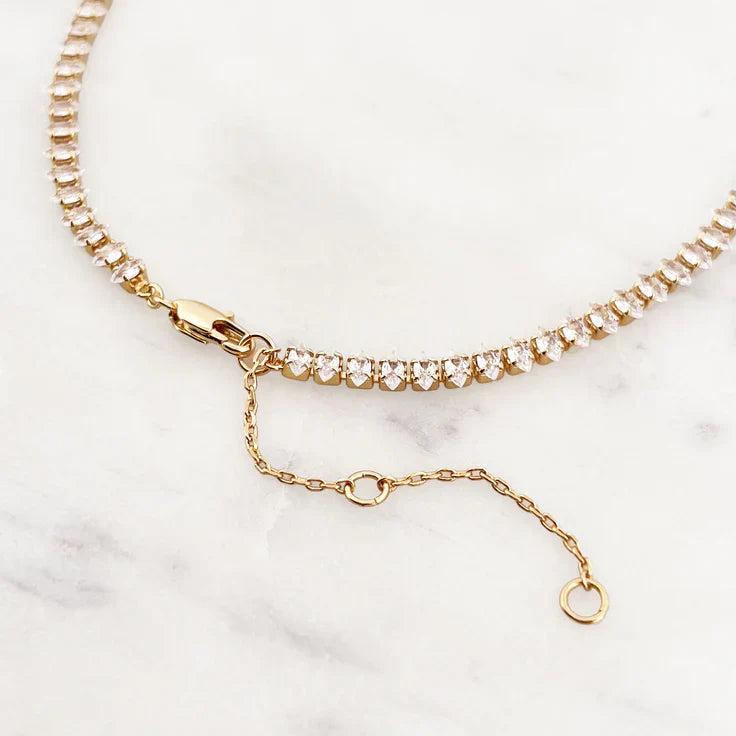 By Nouck | Oval Rhinestone Choker Product Image