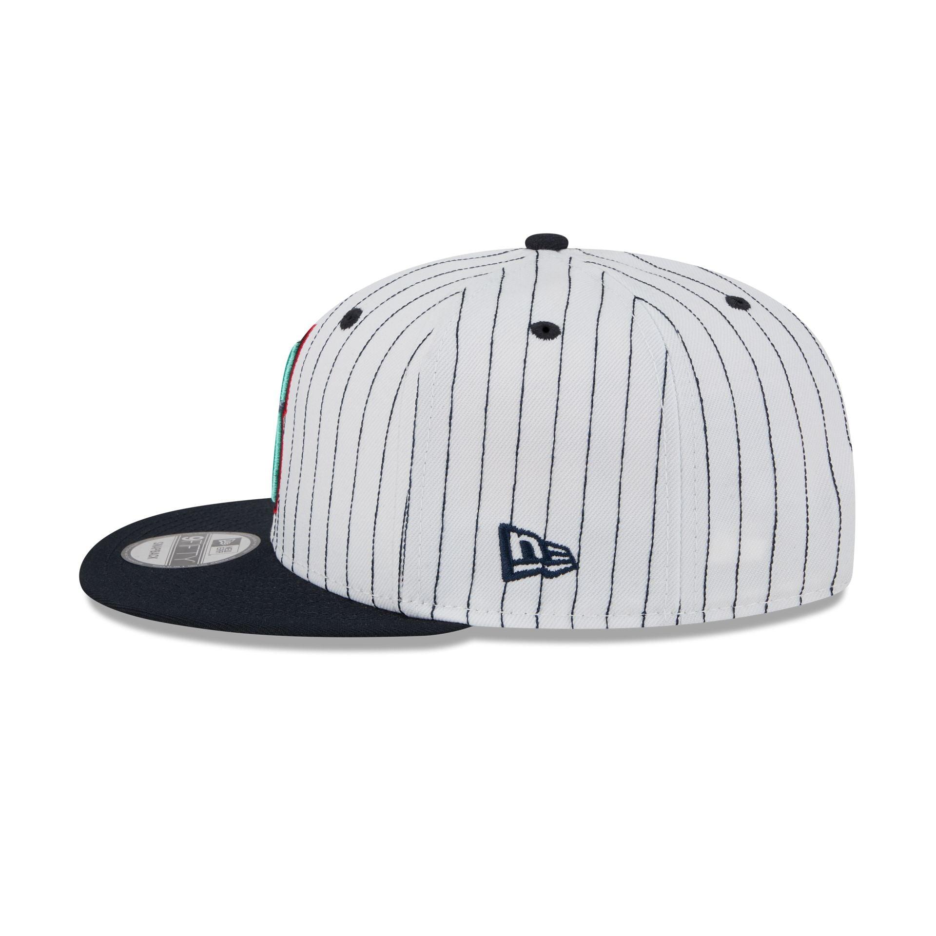 Seattle Kraken Deceptor Pinstripe 9FIFTY Snapback Hat Male Product Image