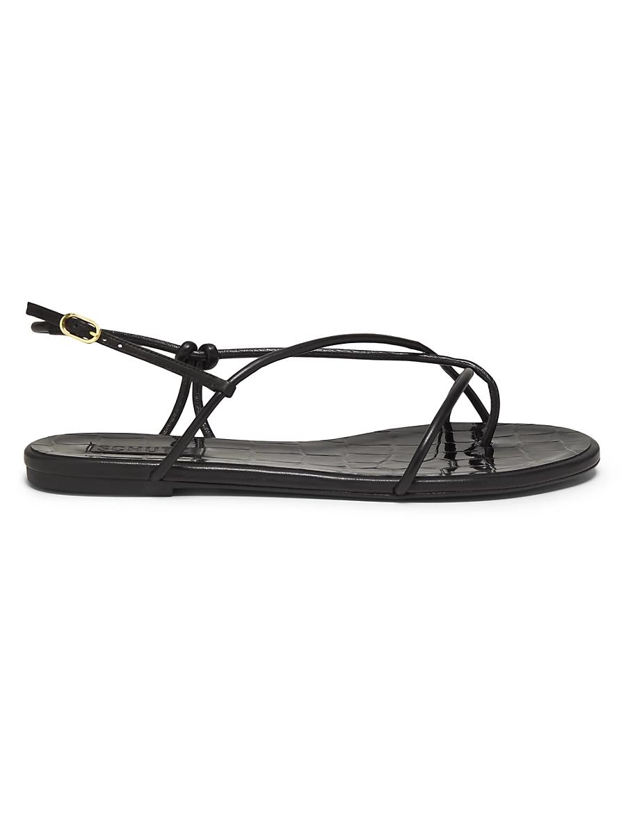 Womens Malta Strappy Patent Leather Sandals Product Image