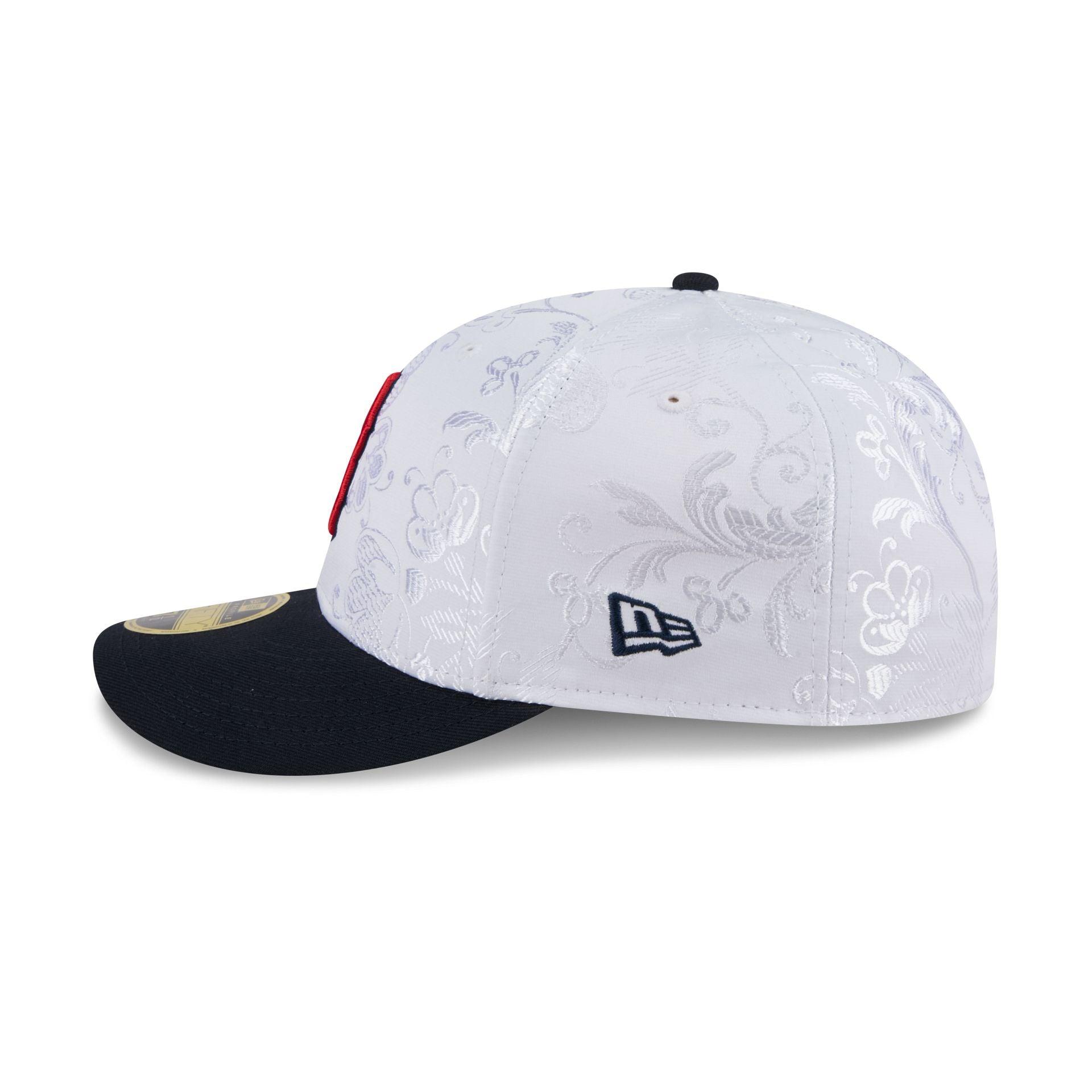 Boston Red Sox Floral Shine Low Profile 59FIFTY Fitted Hat Male Product Image