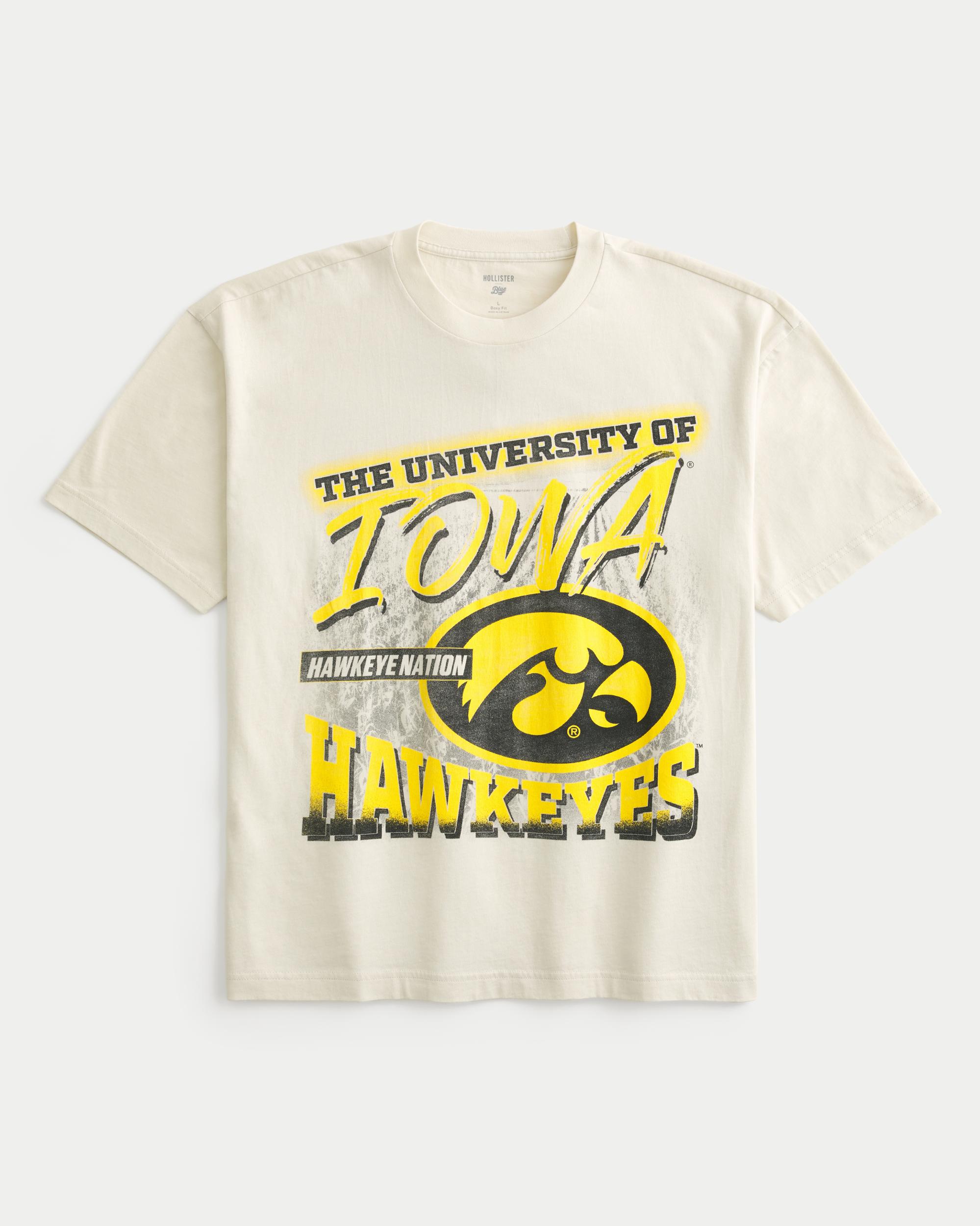Boxy Iowa Hawkeyes Graphic Tee Product Image
