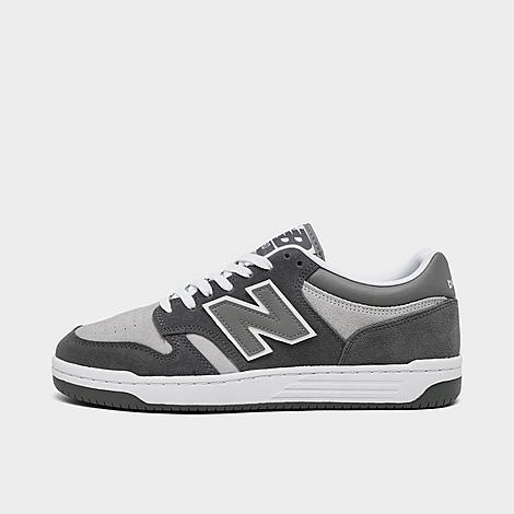 New Balance Mens New Balance 480 Low - Mens Basketball Shoes Grey/White Product Image