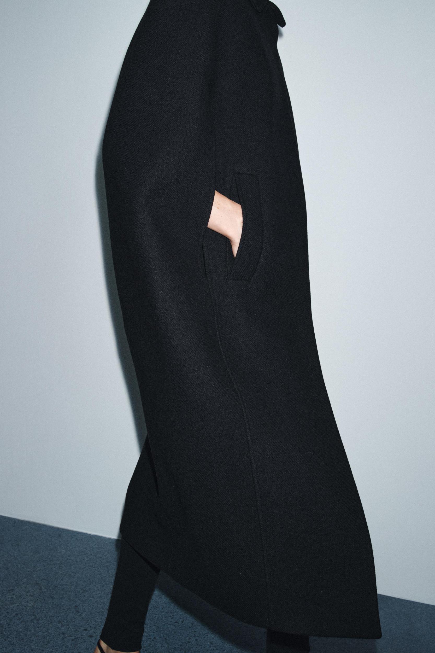 ZW COLLECTION LIMITED EDITION WOOL BLEND CAPE COAT Product Image