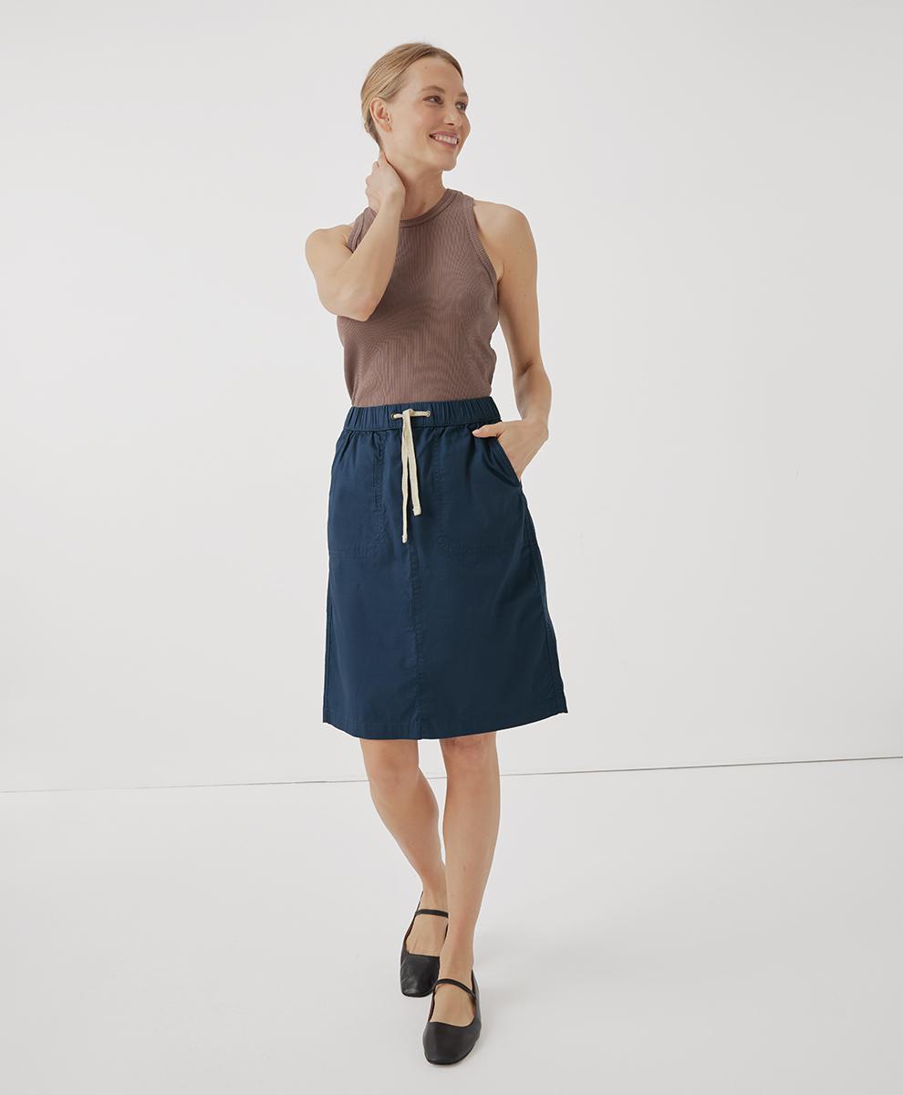 Womens Daily Twill Skirt L Product Image