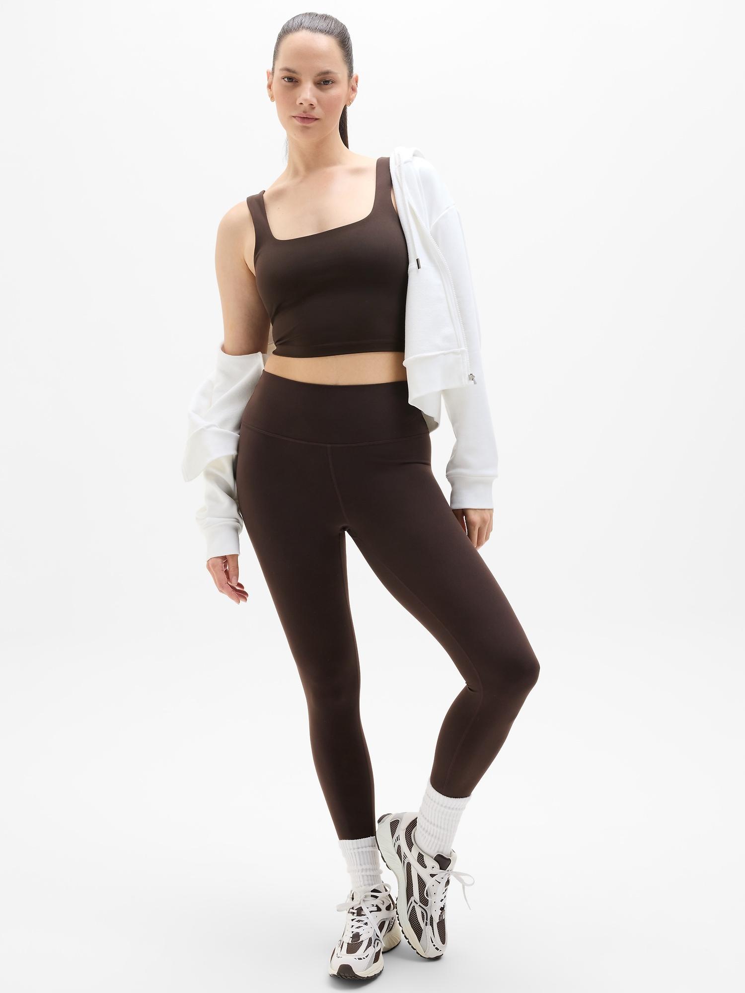 Transcend Square Neck Crop Sports Bra A-C Product Image