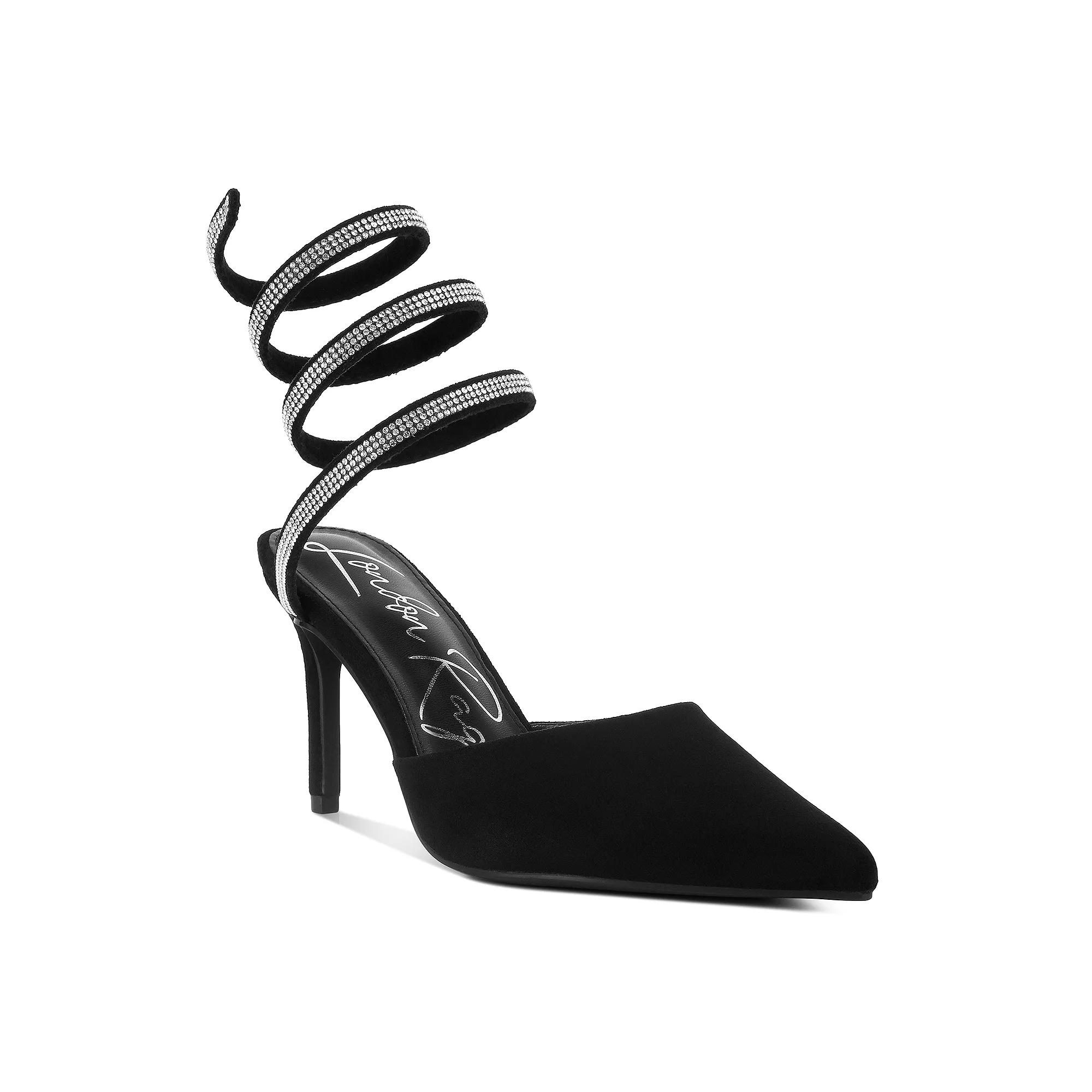 London Rag Elvira Women's Mule Sandals, Size: 10, Black Product Image