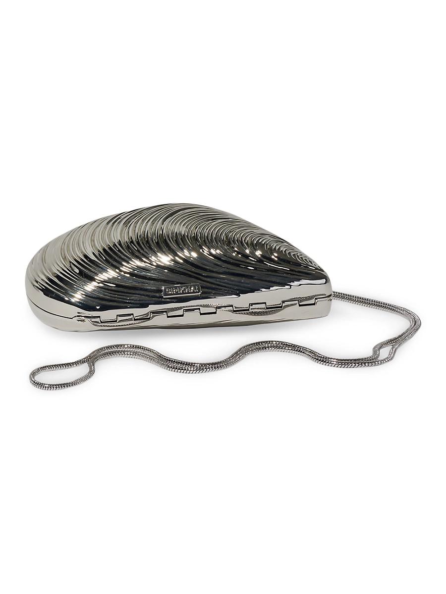 Womens Mini Bridget Oyster Shell Clutch Product Image