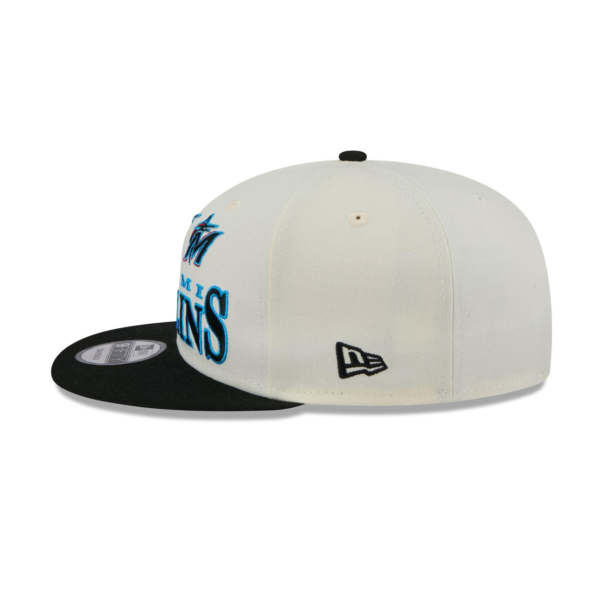 Miami Marlins Archive 9FIFTY Snapback Hat Male Product Image