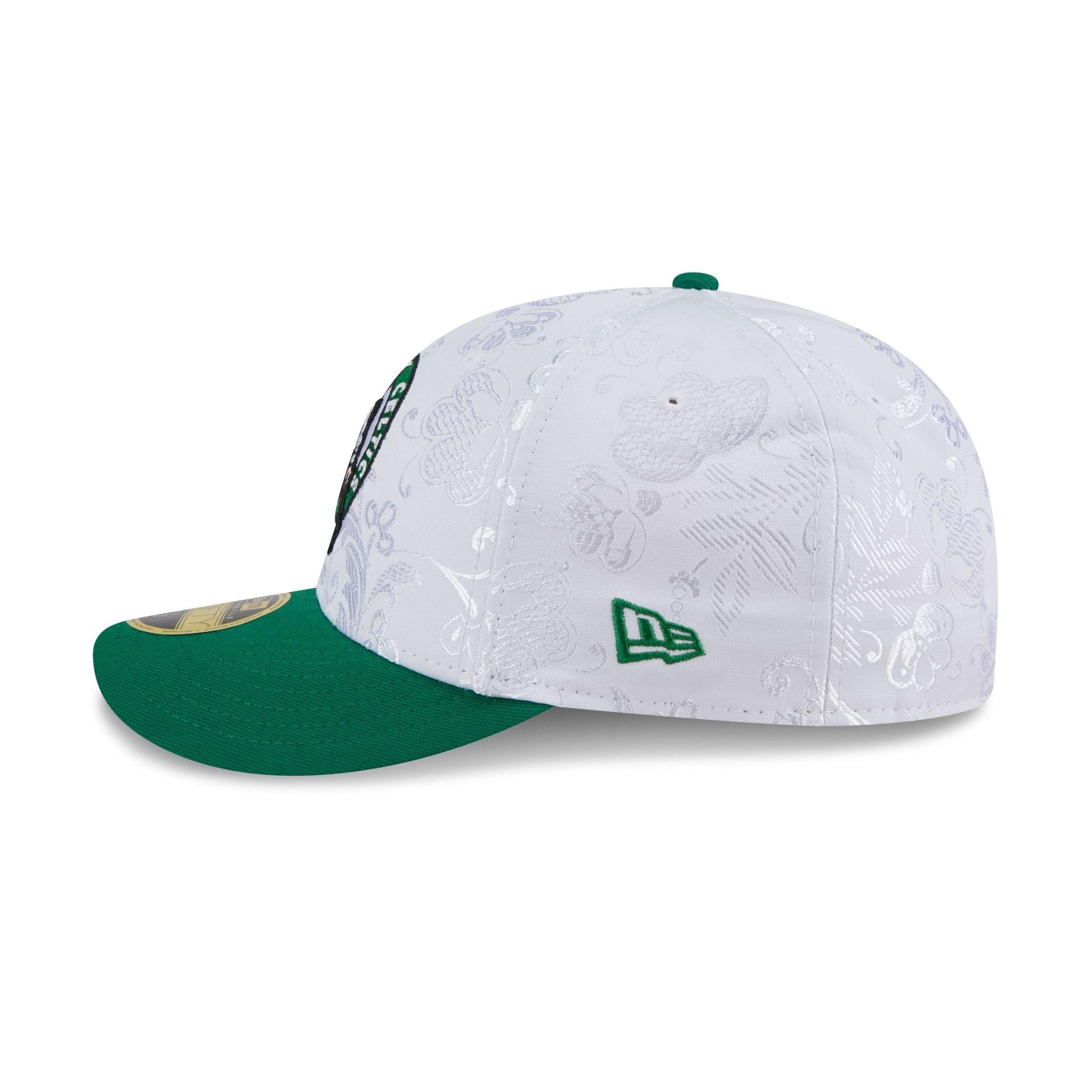 Boston Celtics Floral Shine Low Profile 59FIFTY Fitted Hat Male Product Image