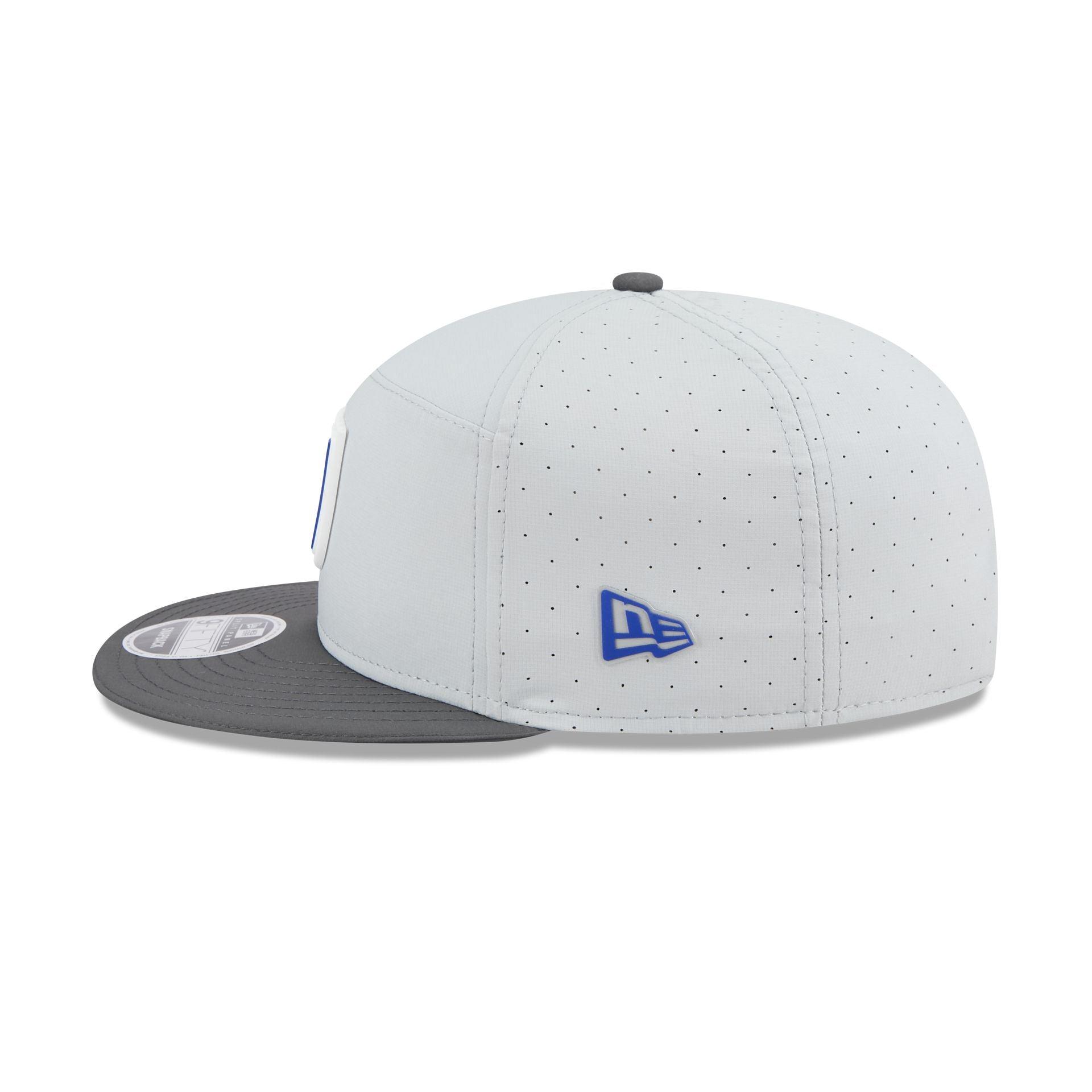 New York Giants 2025 Training Gray Split Panel 9FIFTY Snapback Hat Male Product Image