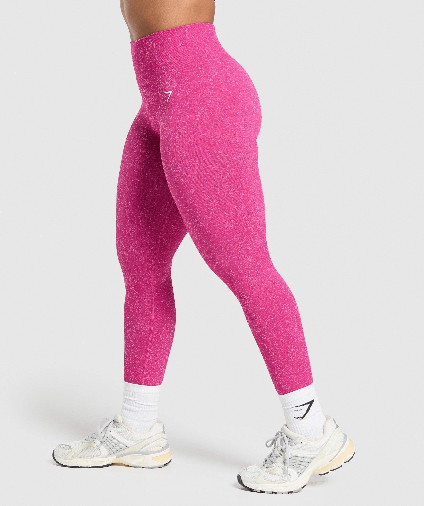 Gymshark Adapt Fleck Seamless Leggings - Winning Pink/Sour Pink Female Product Image