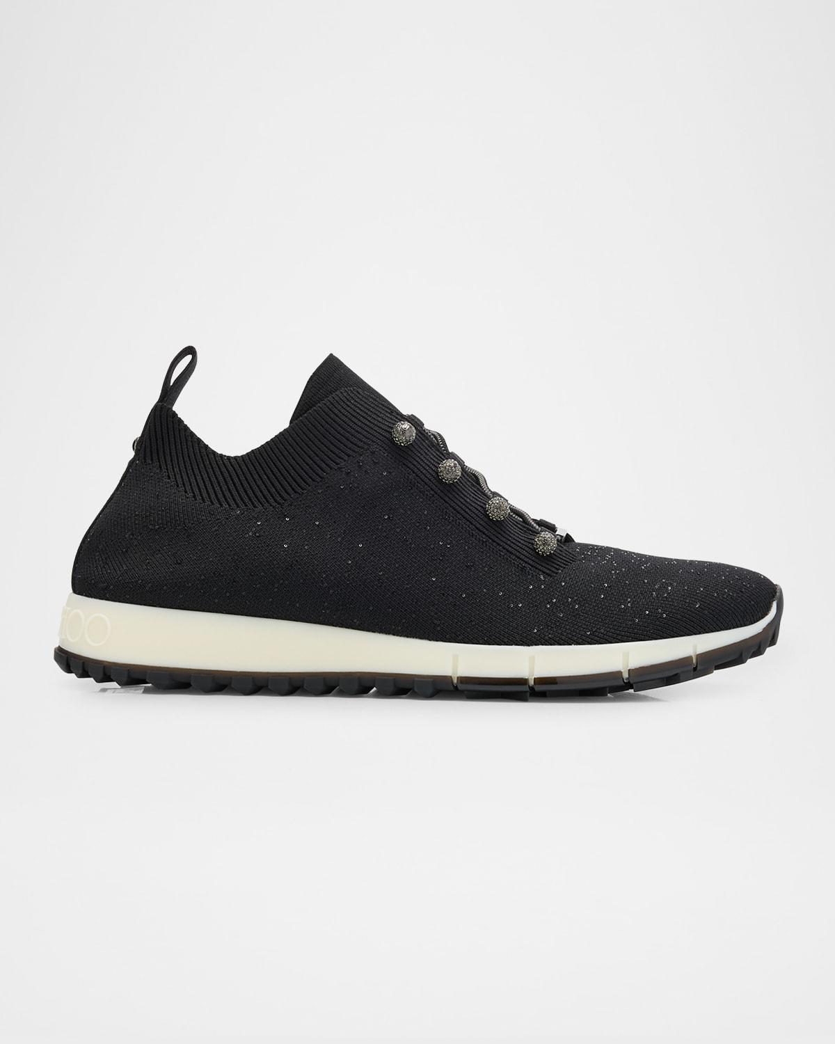 Veles Sequin Knit Trainer Sneakers Product Image