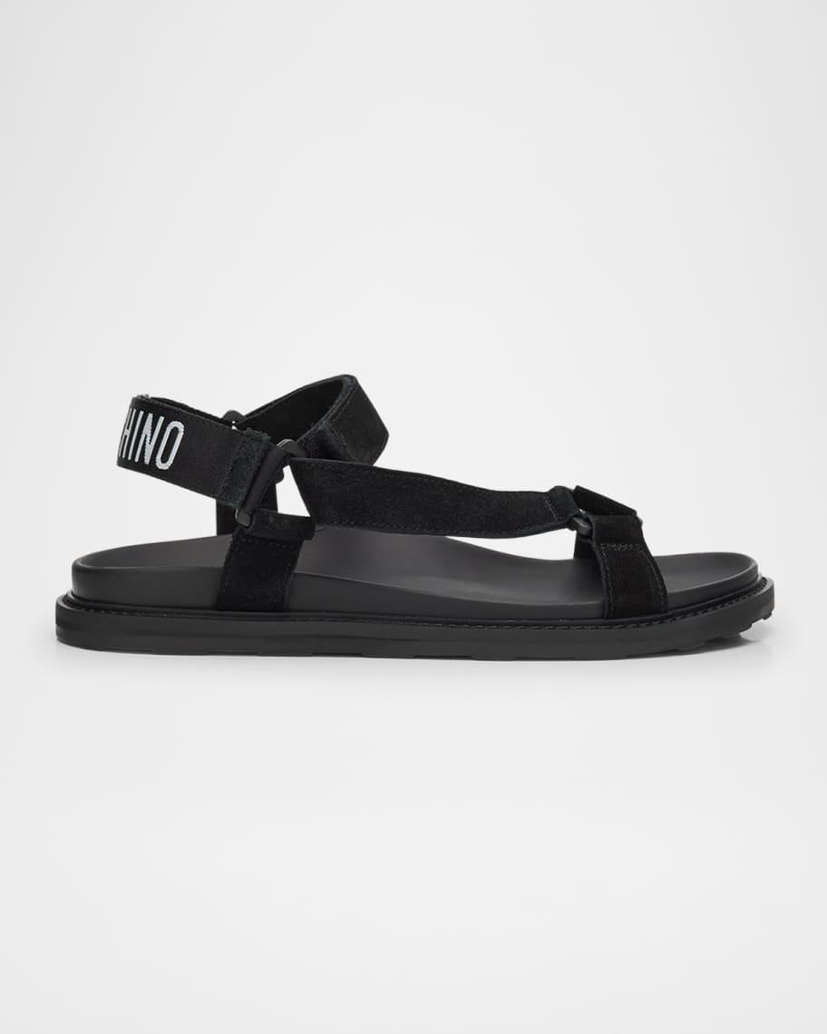 Men's Leather and Suede Sandals Product Image