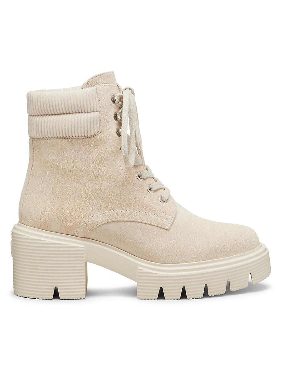 Womens Soho Velvet-Trimmed Booties Product Image