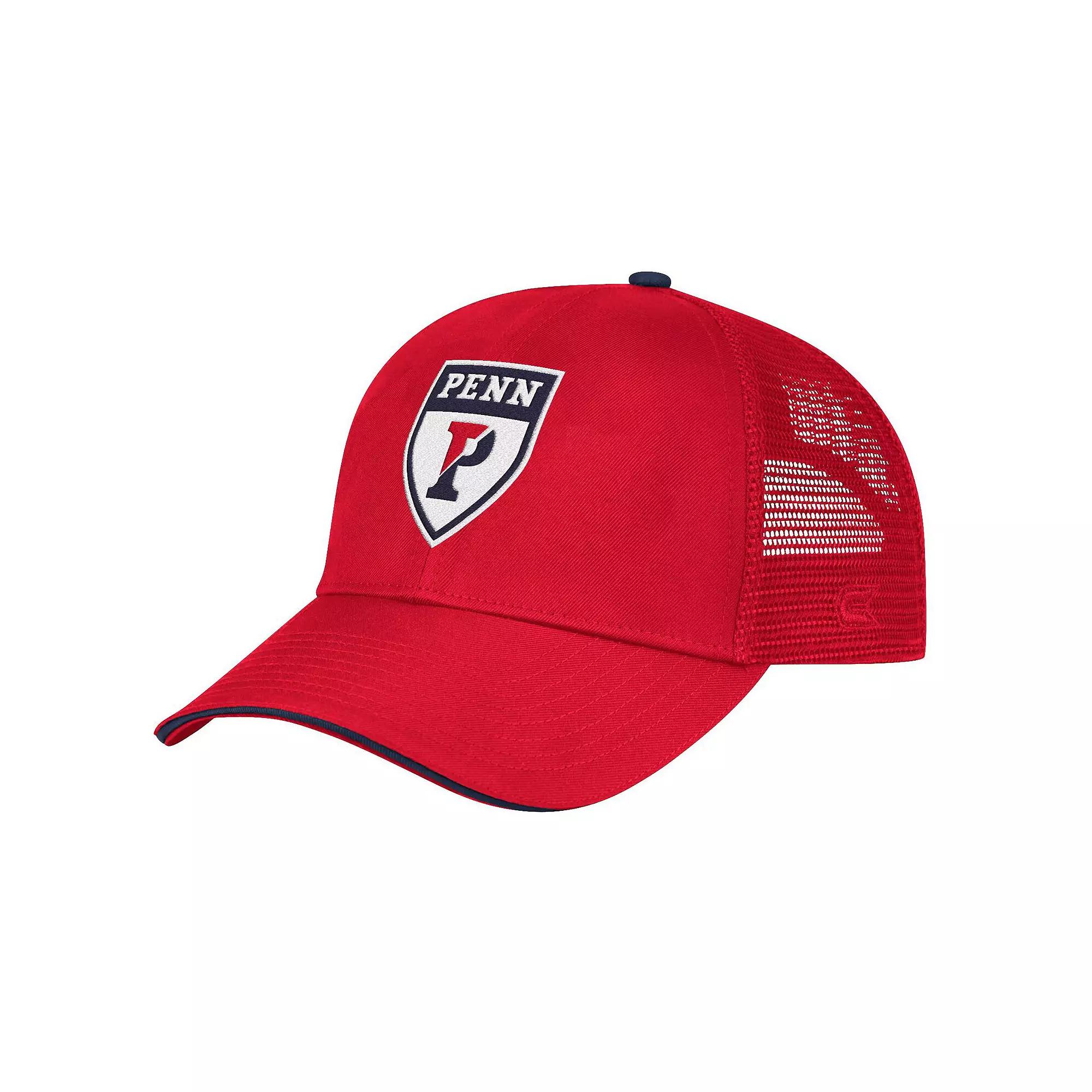 Men's Colosseum Red Pennsylvania Quakers Wyatt Adjustable Hat, Pen Red Product Image