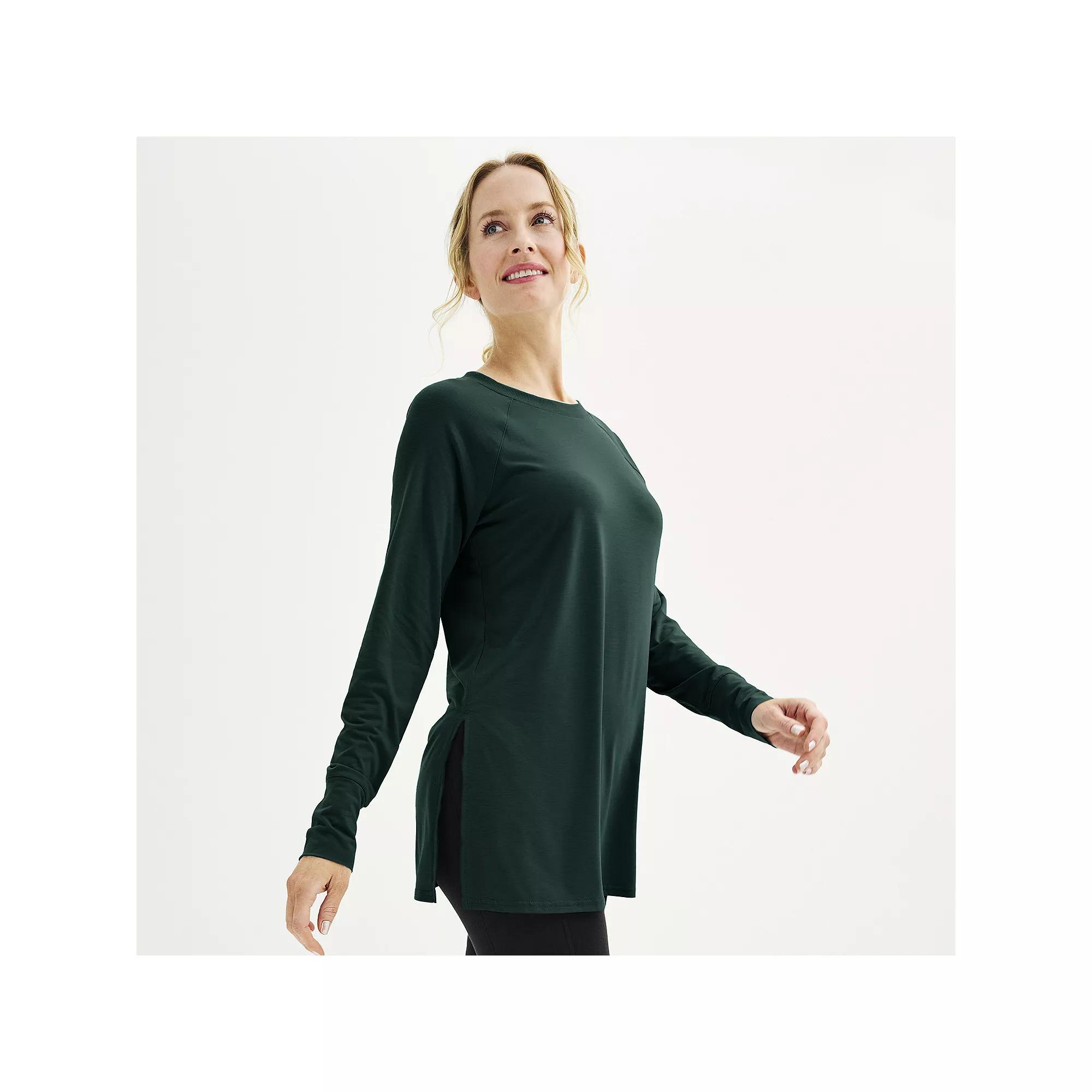 Women's Tek Gear® Long Sleeve Tunic Tee,  Product Image