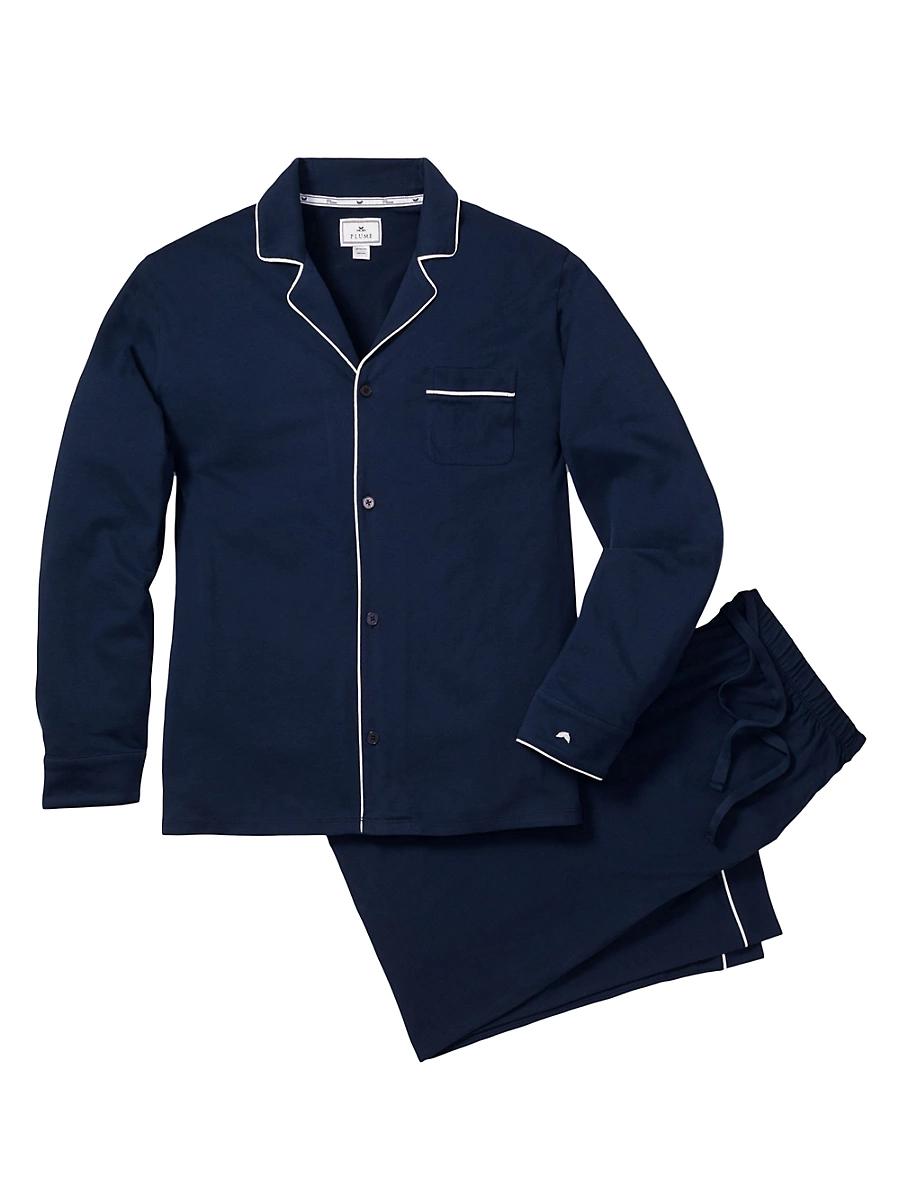 Mens Luxe Pima Cotton Classic Pajama Set Product Image