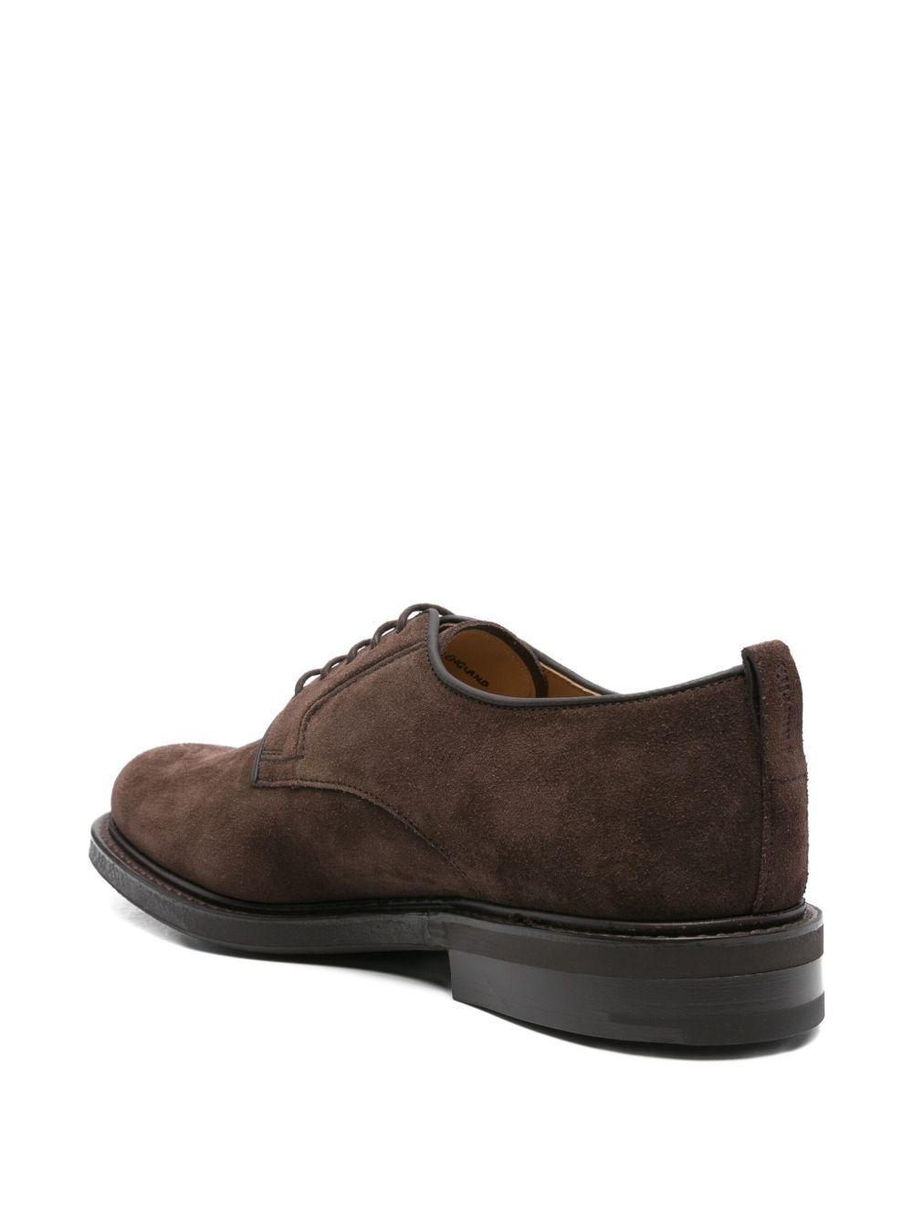 suede derby lace-up shoes Product Image