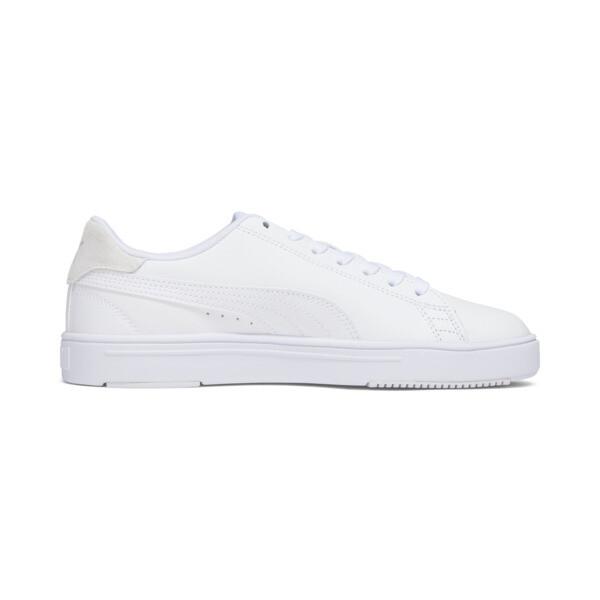 PUMA Serve Pro Lite Women's Sneakers in White/Silver/Grey Product Image