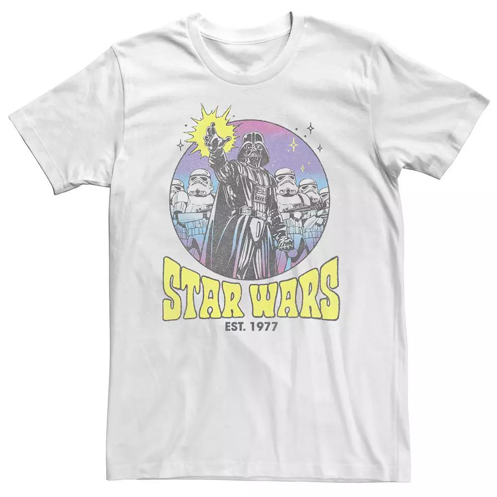 Big & Tall Star Wars Darth Vader & Stormtroopers Color Circle Tee, Men's,  Product Image