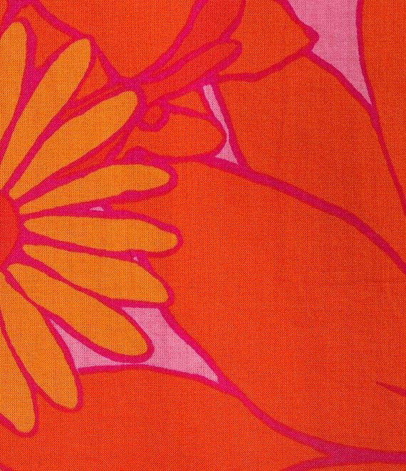 J.Marie Lizzie Mandarin Collar Short Sleeve Ruffle Hem Shirt Dress Product Image